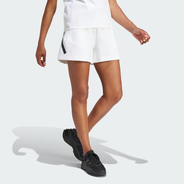 White adidas Z.N.E. Shorts