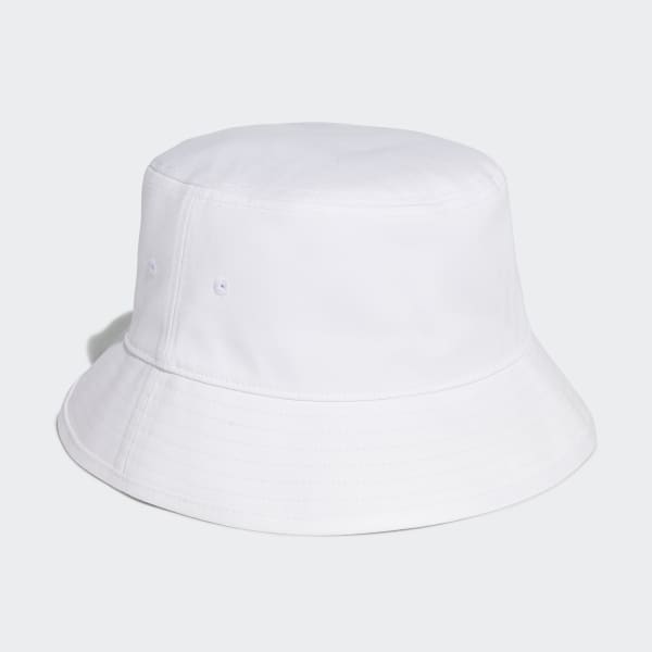 Suave Arado almacenamiento adidas Trefoil Bucket Hat - White | adidas UK