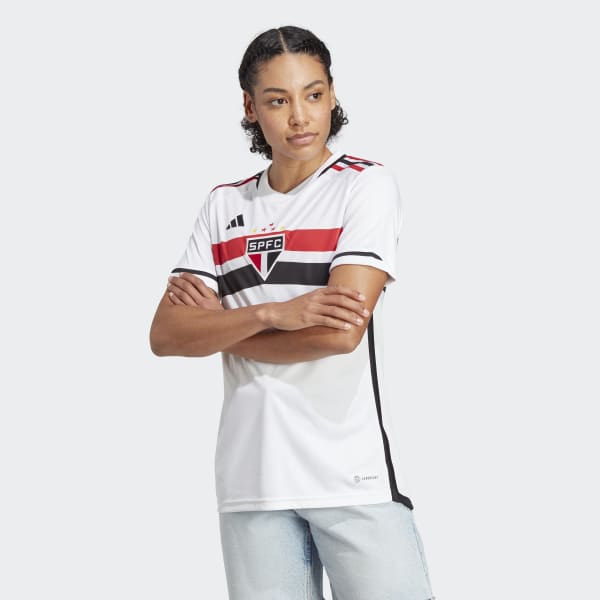 Costoso Producción Abrumador Camisa 1 São Paulo FC 23/24 Feminina - Branco adidas | adidas Brasil