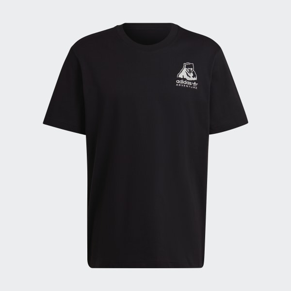 Black adidas Adventure Winter T-Shirt VT977