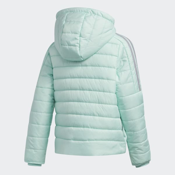 women's adidas hooded quilted puffer jacket