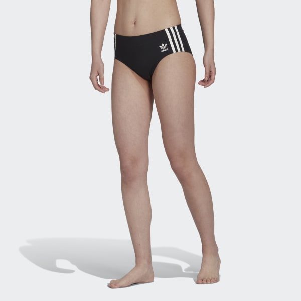 Svart Adicolor Comfort Flex Cotton Hipster Briefs HPO38