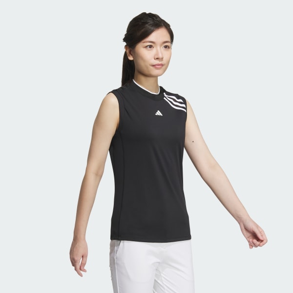 Adidas women's sleeveless golf sales shirt