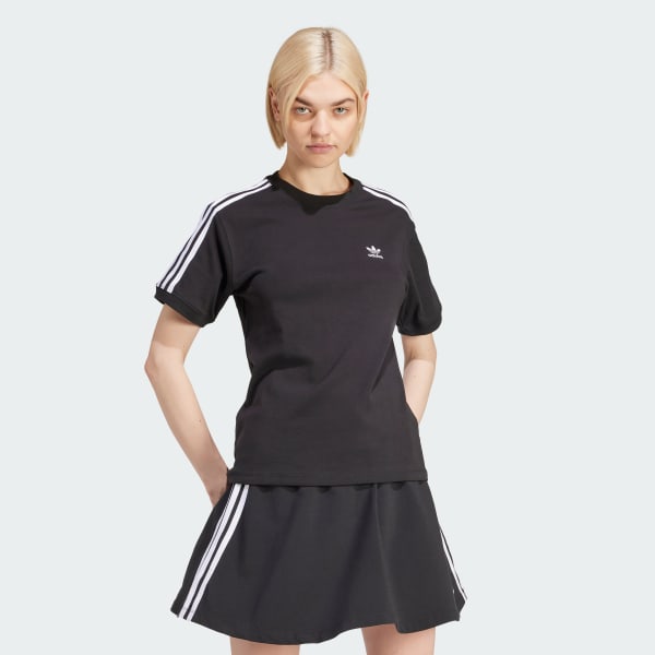 Negro Remera 3 Tiras