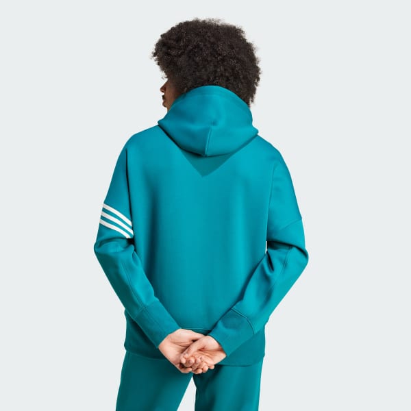 Turquoise Sweat-shirt à capuche Neuclassics