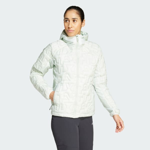 Verde Chaqueta Térmica con Capucha Terrex Xperior PrimaLoft Loose Fill