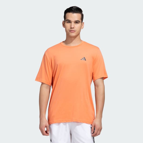 Orange adidas store shirt mens