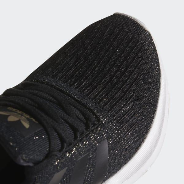 adidas swift run glitter black