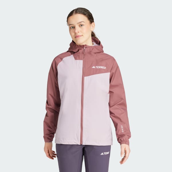 Purple Terrex Multi 2L RAIN.RDY Jacket
