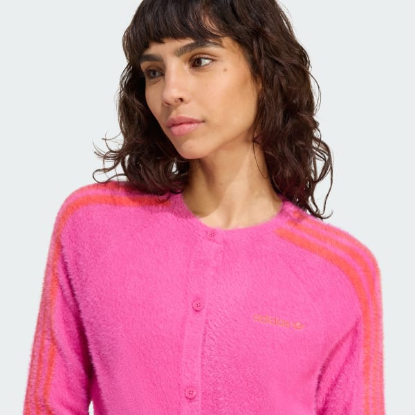 ＜adidas Originals＞FLUFFY CARDIGAN/カーディガン adidas/アディダス FLUFFY CARDIGAN カーディガン（カーディガン