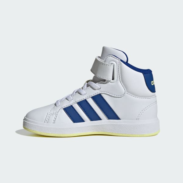 adidas Grand Court Mid Shoes Kids White Free Shipping with adiClub adidas US