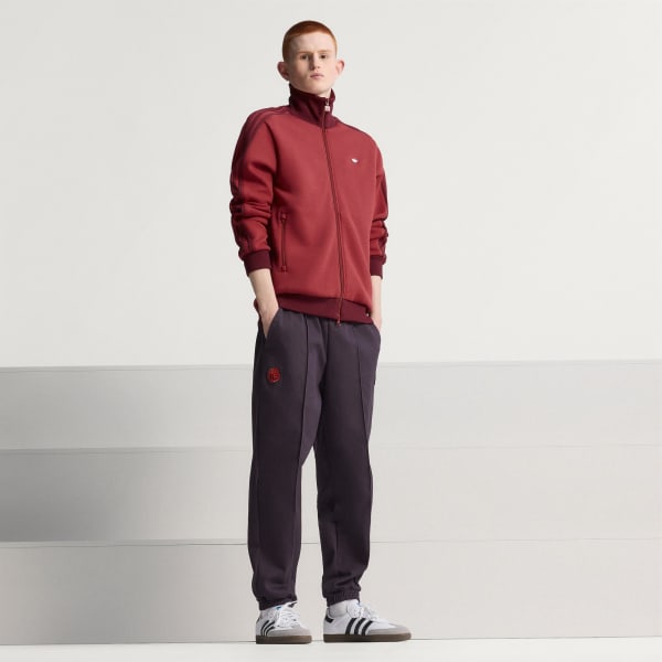 Paars FC Bayern München Terrace Icons Drill Broek