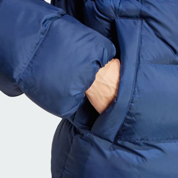 ダウンジャケット・コート adidas Tonal hooded puffer jacket navy adidas Kurtka Tonal Hooded Puffer - Niebieski | adidas Poland