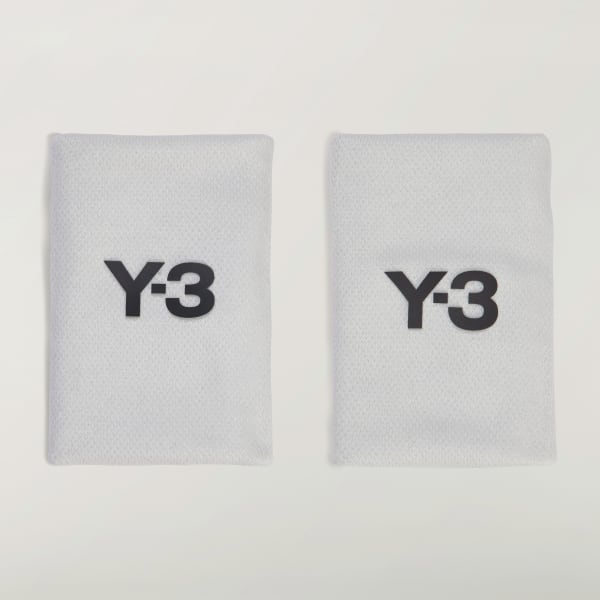 Gris Muñequeras Y-3 de Tenis Grandes
