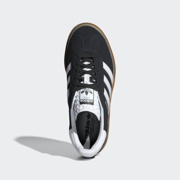 Black and white adidas gazelle womens sale