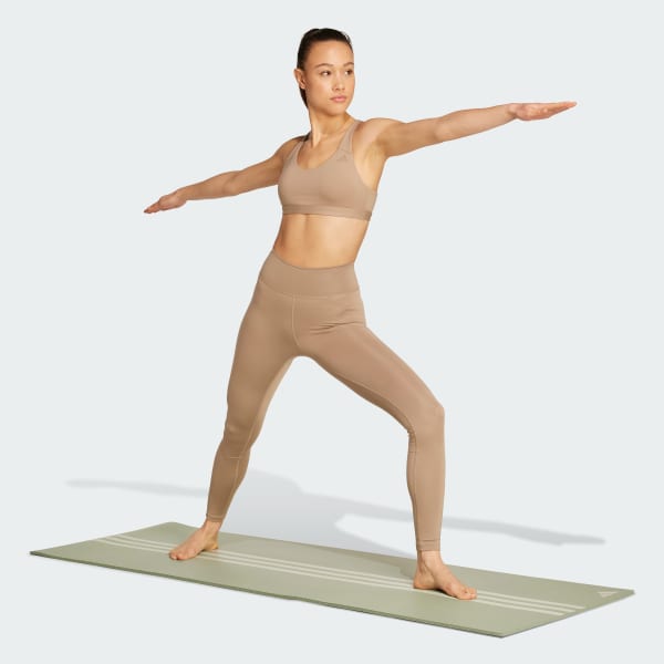 Brown adidas All Me Essentials Medium Support Bra