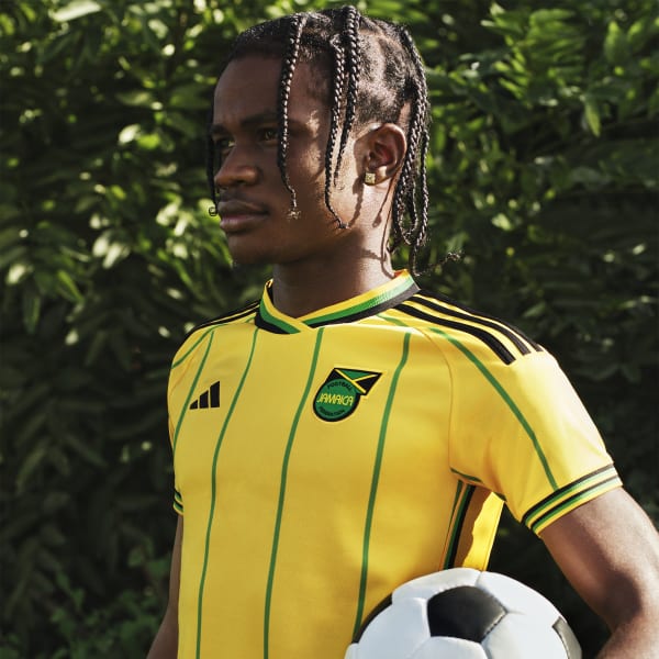 adidas Jamaica 23 Home Jersey Yellow adidas New Zealand