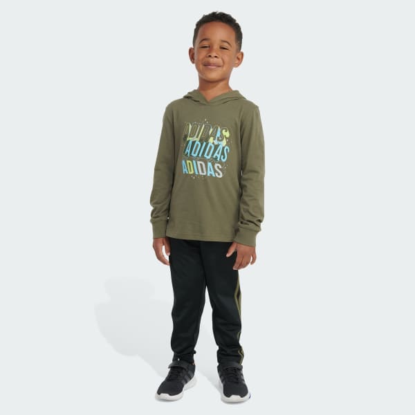 Adidas graphic long sleeve 2025 hoodie
