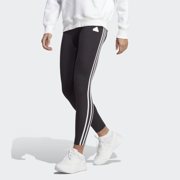 Adidas Leggings Future Icons 3 Stripes Mulher Medium Grey Heather