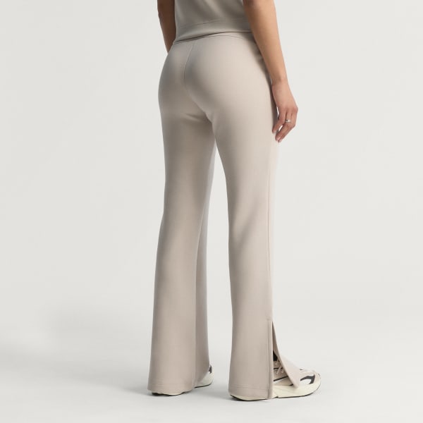 Beige Pantalon évasé Soft Lux