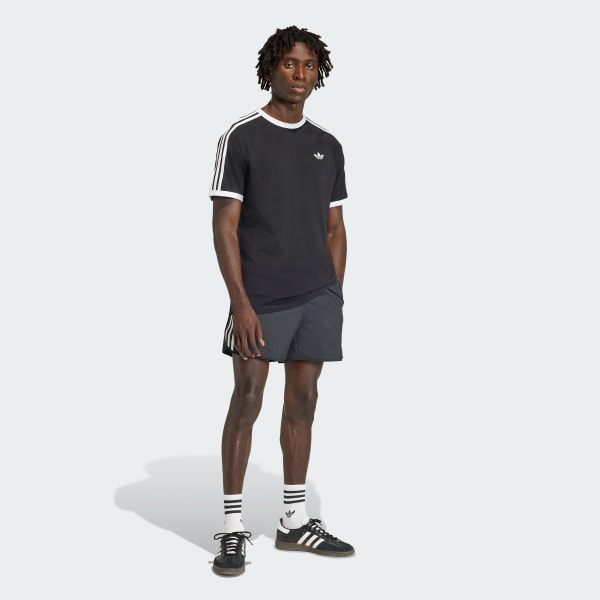 Svart 3-Stripes T-SHIRT