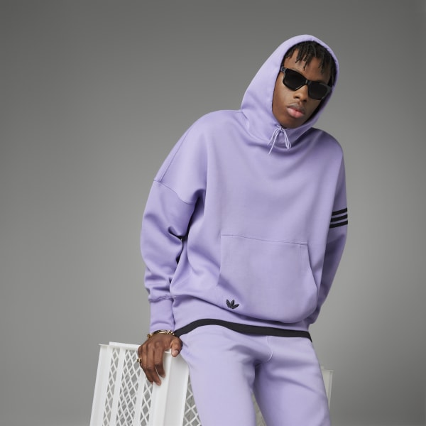 Neuclassics Adicolor Men\'s Purple Hoodie Lifestyle | US adidas | adidas -