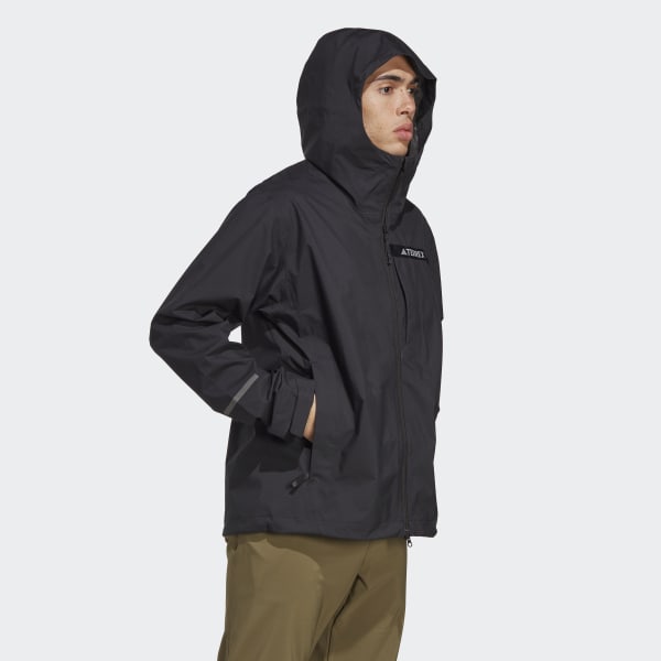 Czerń Terrex Multi RAIN.RDY 2.5-Layer Rain Jacket