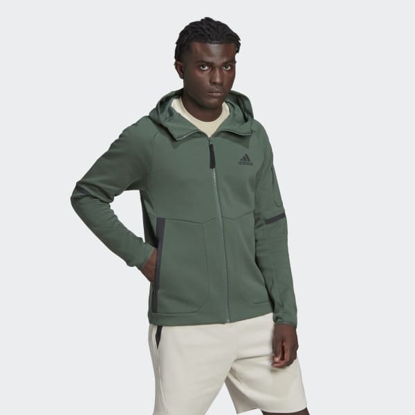 adidas Designed for Gameday Full-Zip Jacket - Green | Men's Training ...