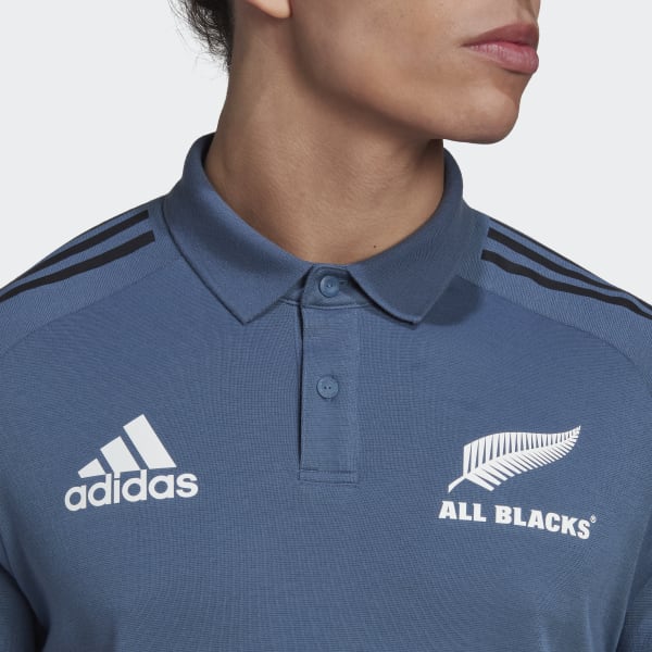 Niebieski All Blacks Rugby Polo Shirt EUR82