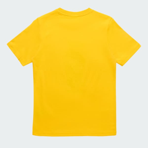 Yellow adidas Originals Trefoil Bear Tee