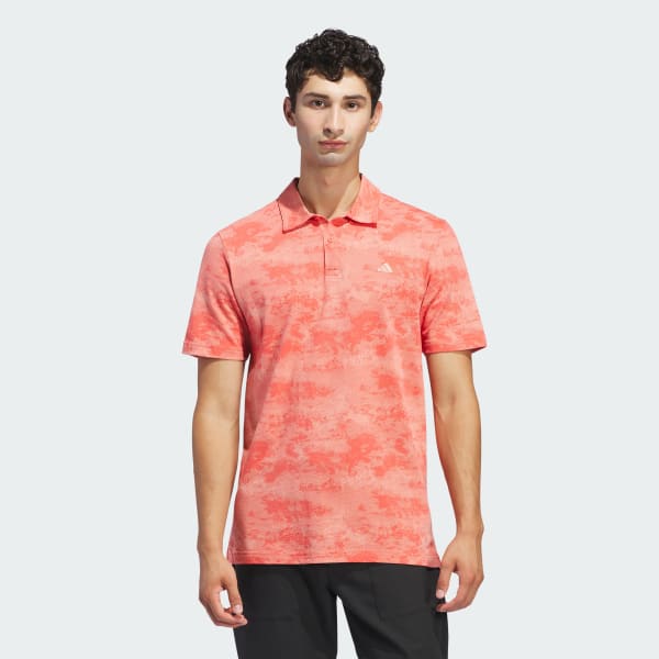 Rouge Polo mesh imprimé Go-To