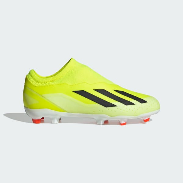 Amarelo Chuteira Sem Cadarços X Crazyfast League Campo