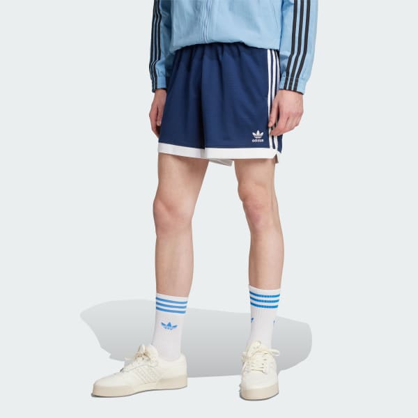 ブルー モック アイレット ショーツ