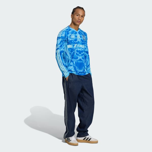 Azul Jersey Visitante Tigres UANL 25/26 de Manga Larga