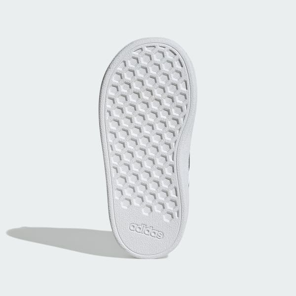 White Grand Court Lifestyle Hook and Loop Shoes