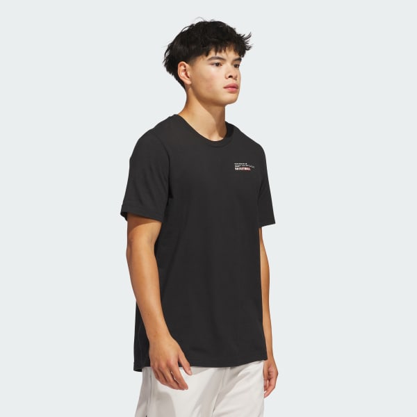 Negro Polo Mind Trips Estampado