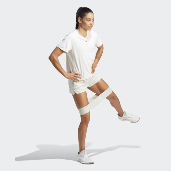 adidas Pacer 3-Stripes Knit Shorts - Grey | Women's Training | adidas US
