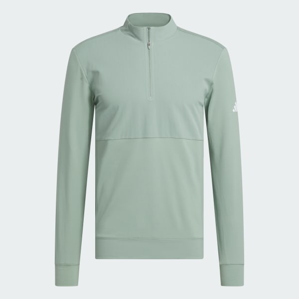 adidas Ultimate365 Tour Quarter-Zip Pullover - Green | Free
