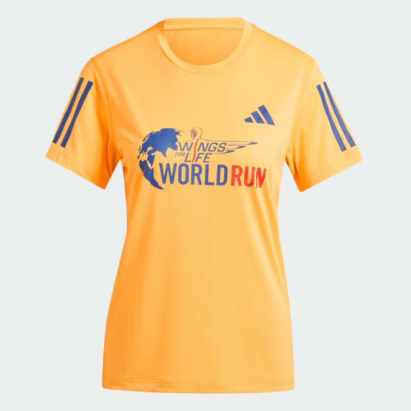 Laranja Camiseta Wings for Life World Run