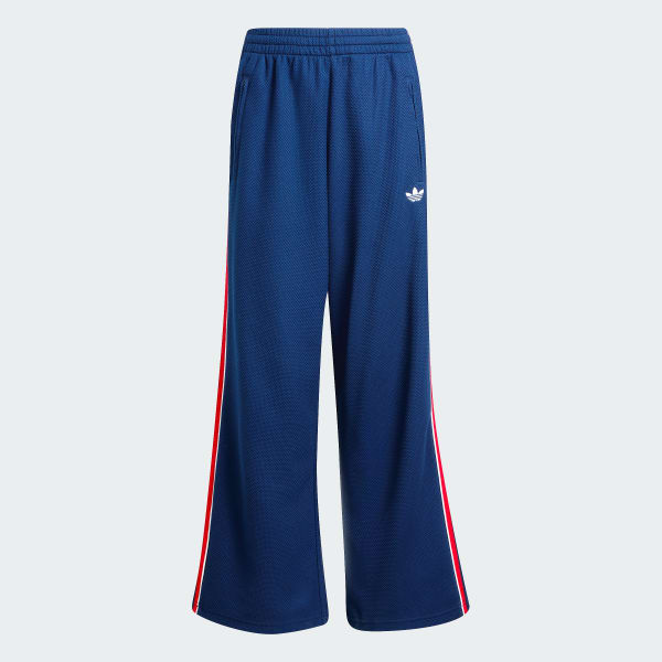 Blue 파이어버드 루즈 더블 니트 트랙 팬츠