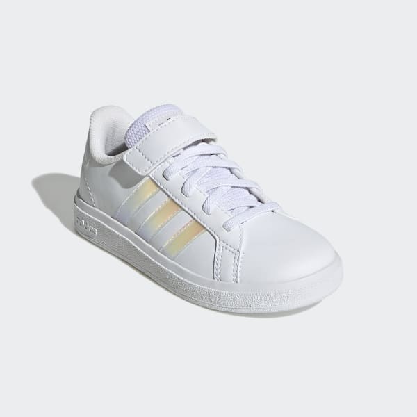 Blanco Zapatilla Grand Court Lifestyle Court Elastic Lace and Top Strap