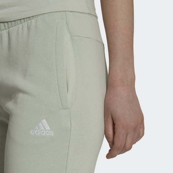 Green Essentials French Terry Logo Pants 29187