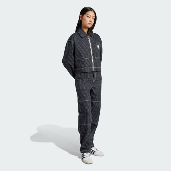 Gris Pantalón Utility Estampado Integral