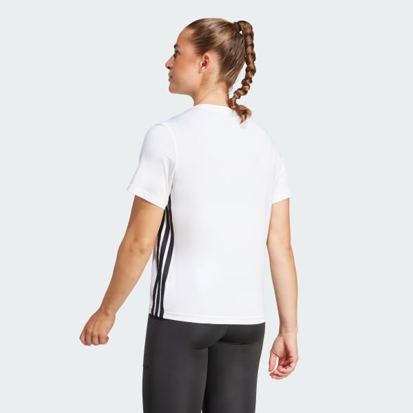 Gris camiseta de Entrenamiento Train Essentials 3 Tiras