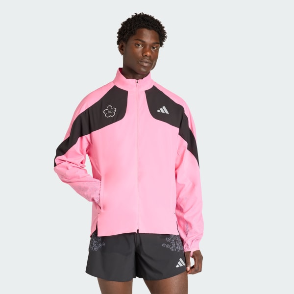 Pink Adizero Tokyo Running Jacket
