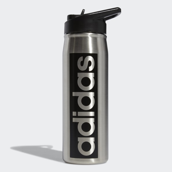 adidas Steel Straw 600 ML Metal Bottle Grey adidas US