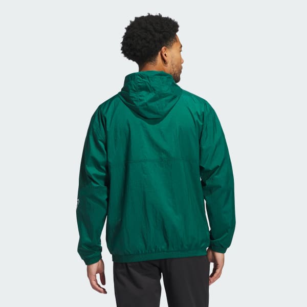 adidas Skateboarding Classic Anorak Jacket - Green | Free