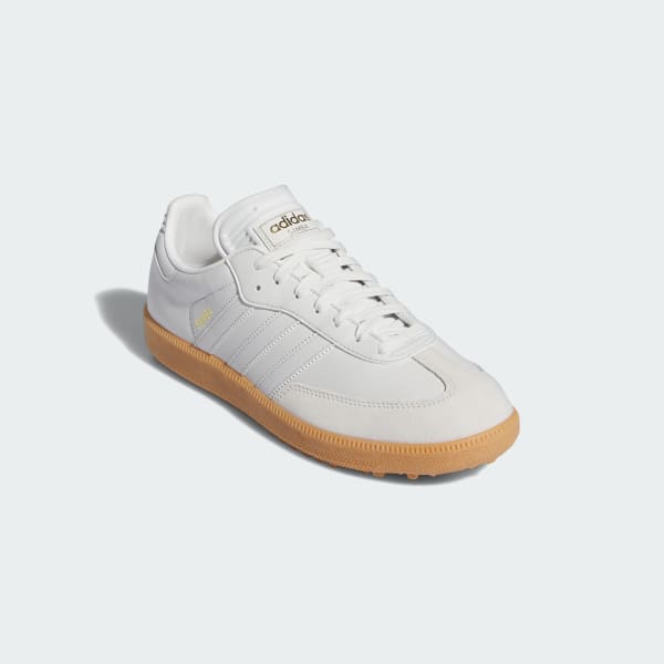 White Samba Golf Shoes