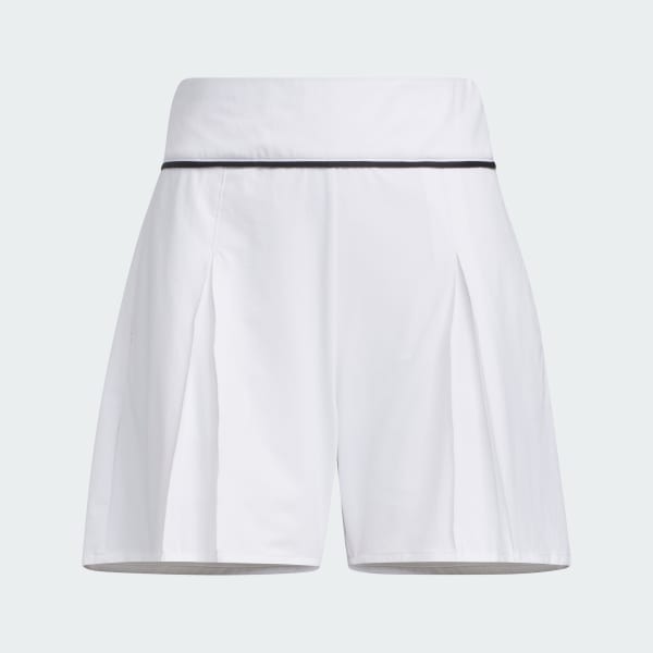 White AEROREADY High-Waist 6-Inch Shorts
