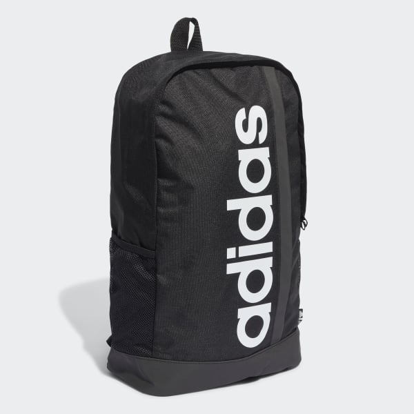 Black Essentials Linear Backpack